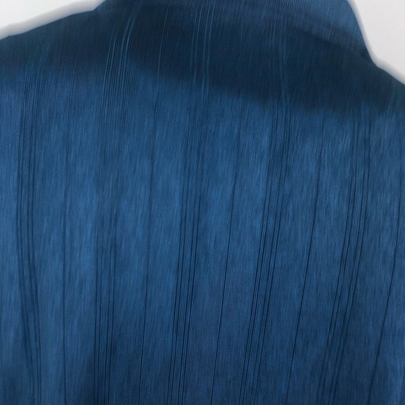 R&R Casual Mens XL Dark Navy Blue Striped Polo Tee - Picture 5 of 8